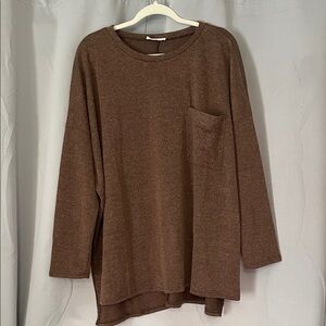 Cozy Brown Women's Zenana Top